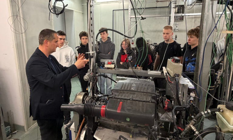 Wizyta uczniów Zespołu Szkół Mechanicznych nr 4 w Krakowie